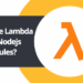 How to Use Lambda Layer for Nodejs NPM Modules